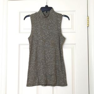 Mock neck tank